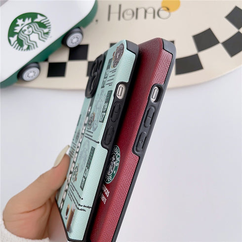 כיסוי אופנתי איכותי ומגניב מעוצב לאייפון - Starbucks