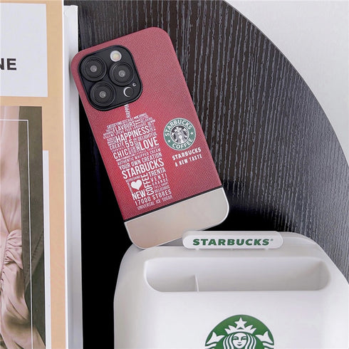 כיסוי אופנתי איכותי ומגניב מעוצב לאייפון - Starbucks