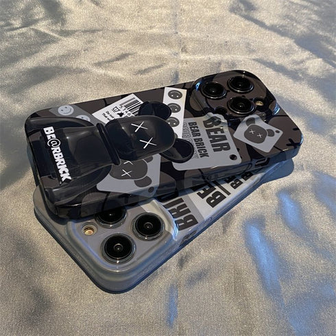 כיסוי איכותי אופנתי ויוקרתי מעוצב לאייפון - Bear Brick