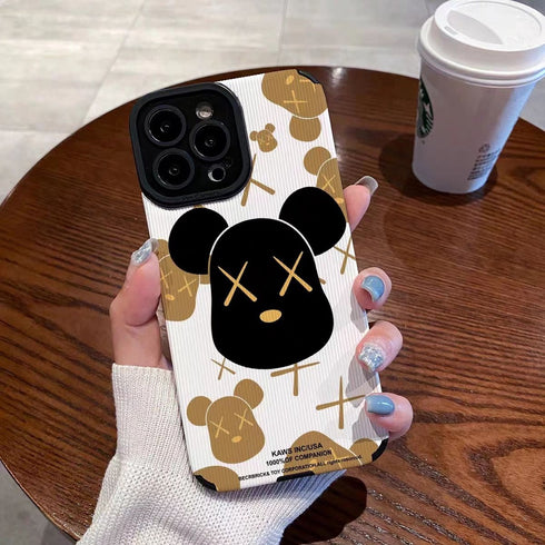 כיסוי אופנתי ויוקרתי מעוצב לאייפון - Bear Brick