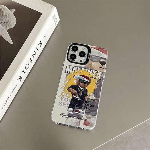 כיסוי אופנתי ויוקרתי מעוצב לאייפון - Bear Brick