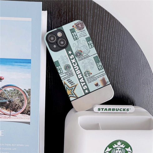 כיסוי אופנתי איכותי ומגניב מעוצב לאייפון - Starbucks
