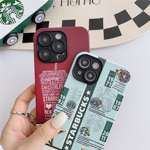 כיסוי אופנתי איכותי ומגניב מעוצב לאייפון - Starbucks