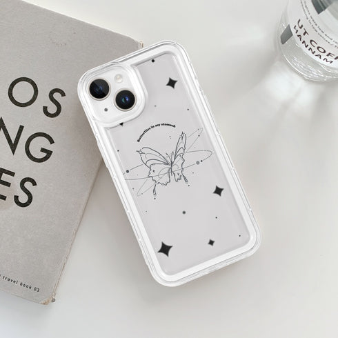 כיסוי חמוד וייחודי מעוצב לאייפון - Butterfly