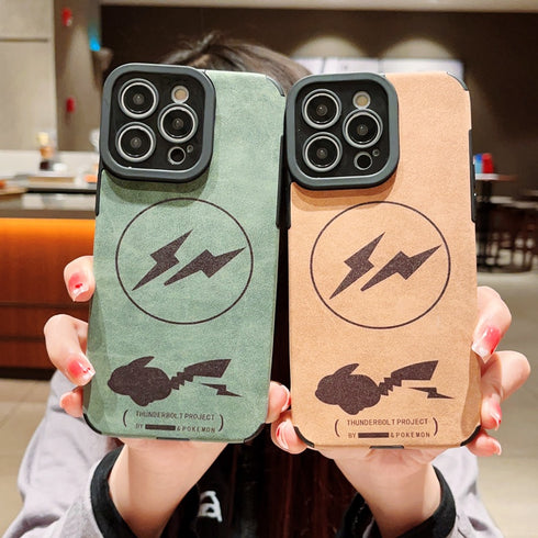 כיסוי איכותי חמוד וייחודי מעוצב לאייפון - Lightning Pikachu