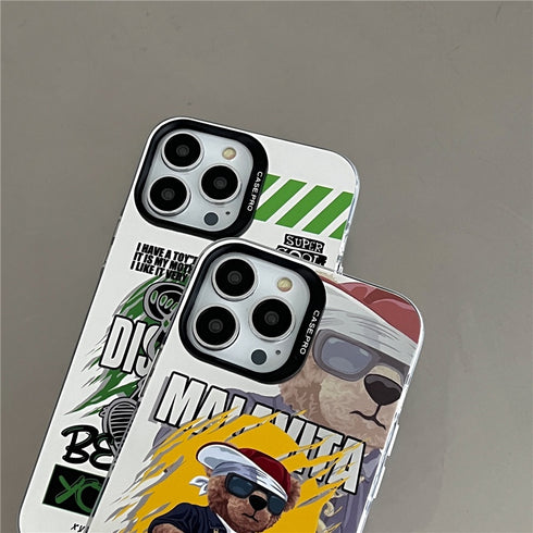 כיסוי אופנתי ויוקרתי מעוצב לאייפון - Bear Brick