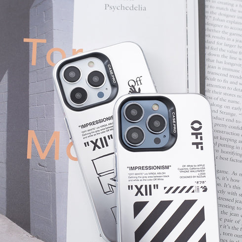 כיסוי אופנתי מיוחד ומגניב מעוצב לאייפון - Off White