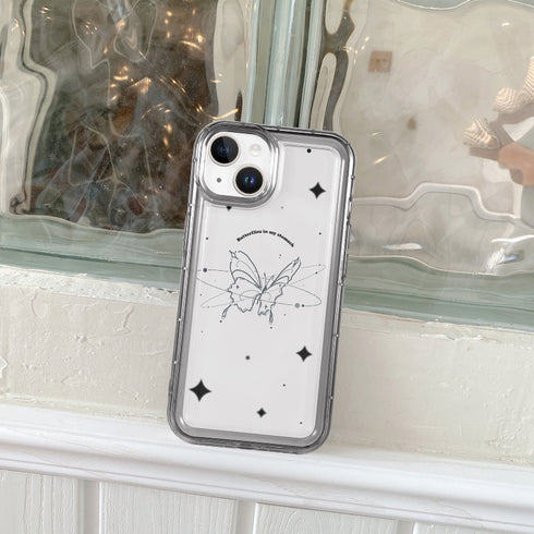 כיסוי חמוד וייחודי מעוצב לאייפון - Butterfly