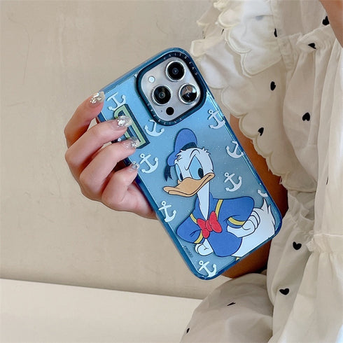 כיסוי אופנתי ייחודי וחמוד מעוצב לאייפון - Mickey and Donald Duck