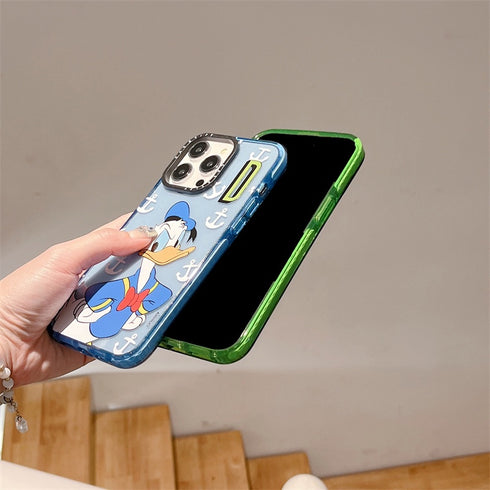 כיסוי אופנתי ייחודי וחמוד מעוצב לאייפון - Mickey and Donald Duck