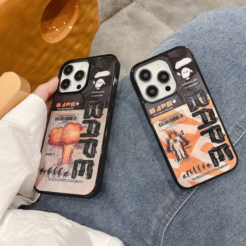 כיסוי מגניב ואיכותי לשינויי דוגמא מדהימים שתוכננו במיוחד לאייפון - Bape