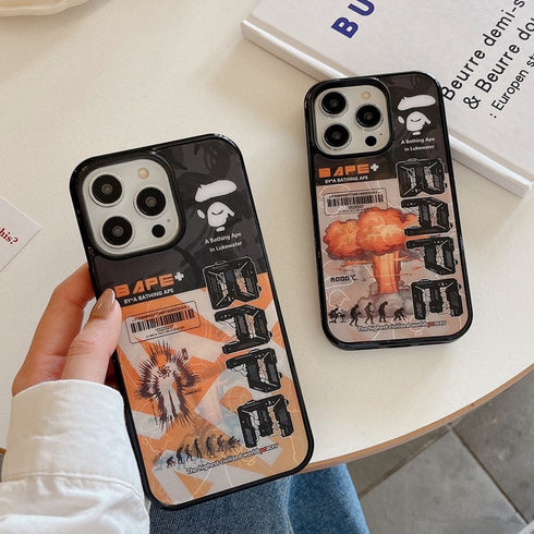 כיסוי מגניב ואיכותי לשינויי דוגמא מדהימים שתוכננו במיוחד לאייפון - Bape