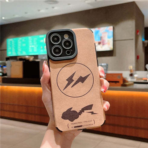 כיסוי איכותי חמוד וייחודי מעוצב לאייפון - Lightning Pikachu