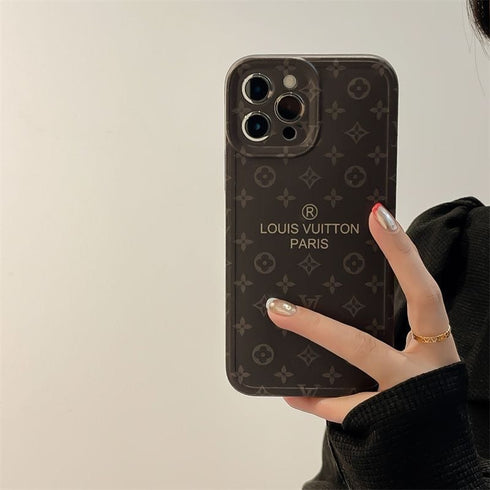 כיסוי אופנתי איכותי ויוקרתי מעוצב לאייפון - Louis Vuitton