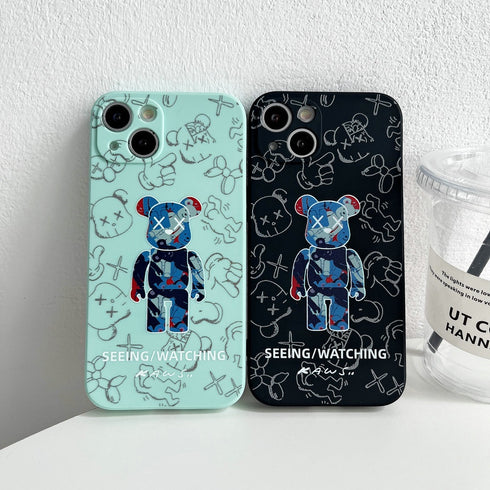 כיסוי איכותי אופנתי ויוקרתי מעוצב לאייפון - Bear Brick