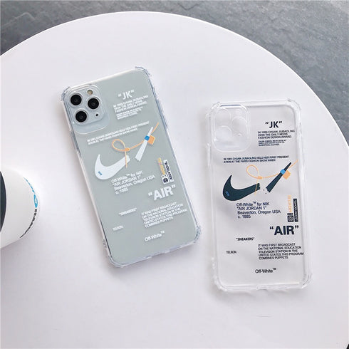 כיסוי שקוף מעוצב לאייפון - Nike Air