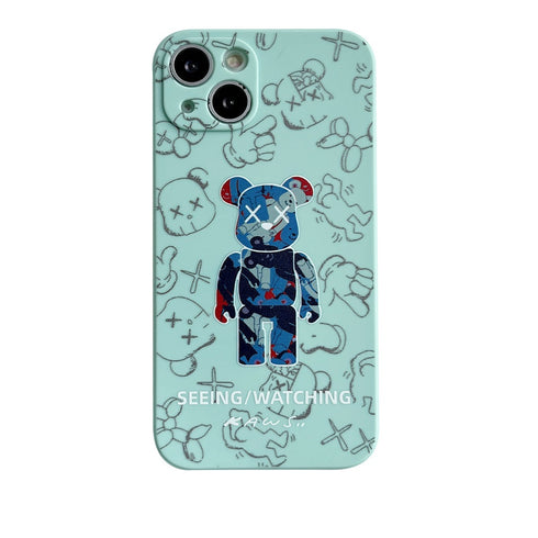 כיסוי איכותי אופנתי ויוקרתי מעוצב לאייפון - Bear Brick