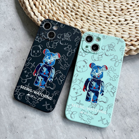 כיסוי איכותי אופנתי ויוקרתי מעוצב לאייפון - Bear Brick