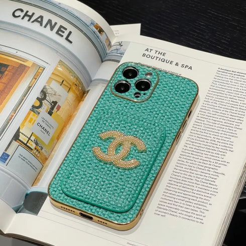 כיסוי ארנק יוקרתי ואיכותי מעוצב לאייפון - Chanel