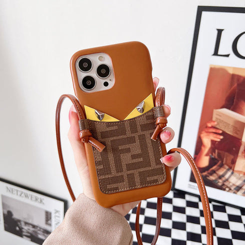 כיסוי אופנתי איכותי ויוקרתי מעוצב למגוון סוגי האייפון - Fendi