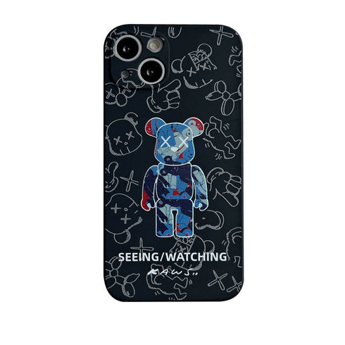 כיסוי איכותי אופנתי ויוקרתי מעוצב לאייפון - Bear Brick