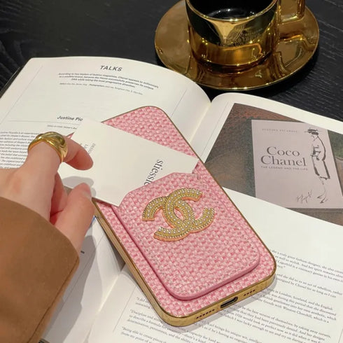 כיסוי ארנק יוקרתי ואיכותי מעוצב לאייפון - Chanel