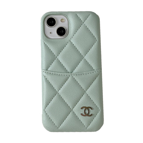 כיסוי ארנק מעור מעוצב לאייפון - Chanel