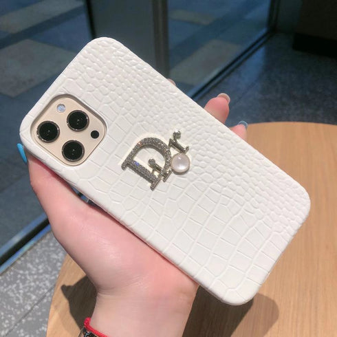 כיסוי איכותי אופנתי וייחודי מעור מעוצב לאייפון - Christian Dior