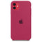 כיסוי סיליקון איכותי לאייפון (אדום ורדים) - iPhone Apple Case Magsafe